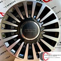 4 CERCHI IN LEGA ORIGINALI RAGGIO 15 FIAT 500