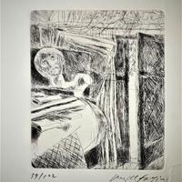 Pericle Fazzini -  acquaforte 39/102 - 1964
