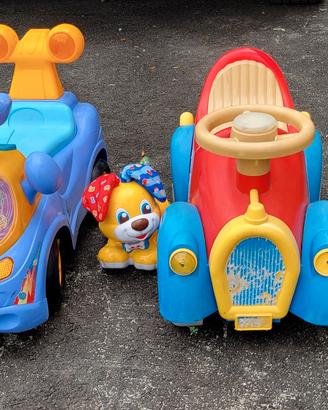 Macchinine e gioco cagnolino funzionanti