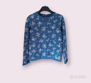 Felpa leggera color jeans