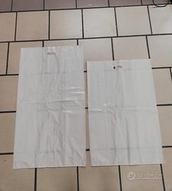 Shopper borsa sacco bianco in polietilene