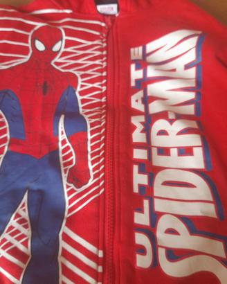 felpa Spiderman 7 anni 122 cm Marvel