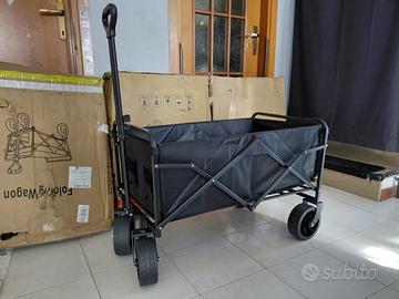Carrello Portatutto Pieghevole 90x51cm Nuovo