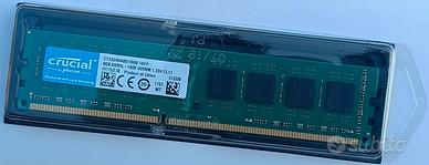 MEMORIA RAM CRUCIAL - 8 GB DDR3L - 1600 MHz