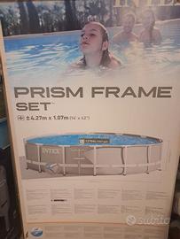 Piscina Intex 4.27m x 1.07m Prism Frame Clearview