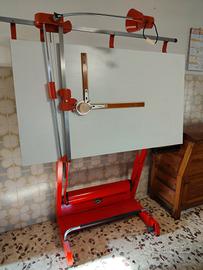 Tavolo da disegno Mautren-Mec con tecnigrafo Zucor