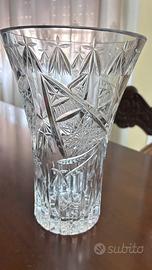 Vaso cristallo molato