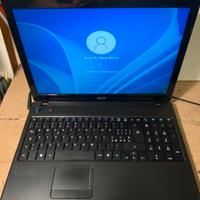 Acer pc portatile 4gb ram hd 500gb nero