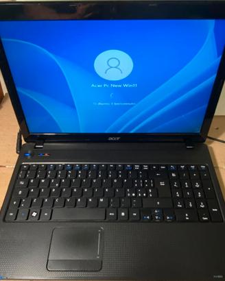 Acer pc portatile 4gb ram hd 500gb nero