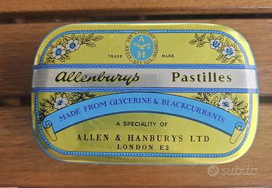 SCATOLA LATTA VINTAGE ALLENSBURY'S LTD LONDRA