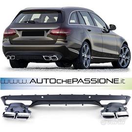 Estrattore posteriore C63 AMG Mercedes Classe C S2