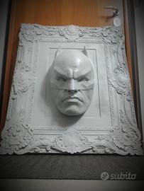 QUADRO BATMAN GHOTAM - GRIGIO - POP ART - 40X30 CM