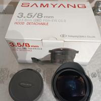 samyang 8 mm II per canon