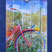 puzzle uccellini e bicicletta