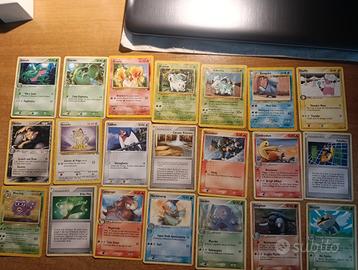 Lotto Carte Pokemon originali Vintage e rare 