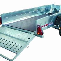 carrello portatutto con rampa x trattorino ecc