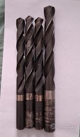 4 punte da trapano 12 12,5 13 15 acciaio HSS SKF