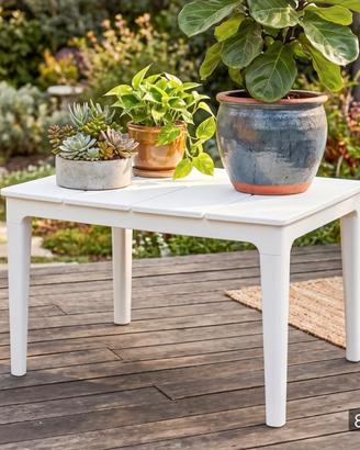 Tavolino di plastica da giardino - NUOVO Sigillato