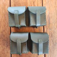 RIPRODUZIONE coppia giberne italiane ww1, no ww2