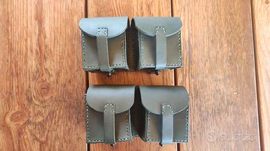 RIPRODUZIONE coppia giberne italiane ww1, no ww2