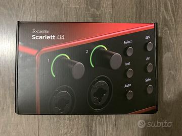Focusrite Scarlett 4i4 4a Generazione Nuova