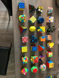 Collezione cubi rubik rompicapo