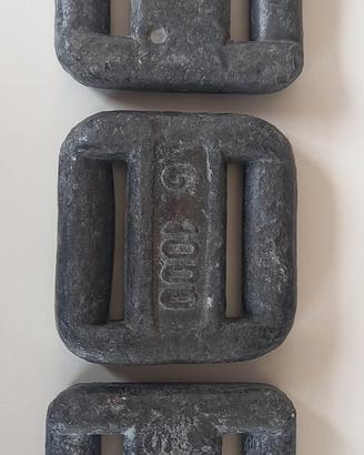 PIOMBO 1 Kg (3 pz)  per cintura SUB