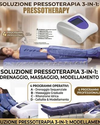 Pressoterapia 3in 1
