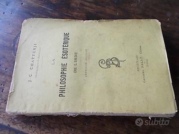 Libro antico in francese Philosophie de l'Inde