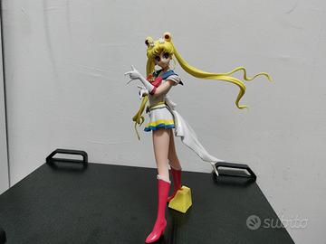 Action figure Sailor moon anime con fiocco 