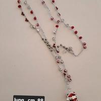 Collana perline vetro