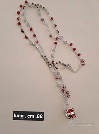 Collana perline vetro