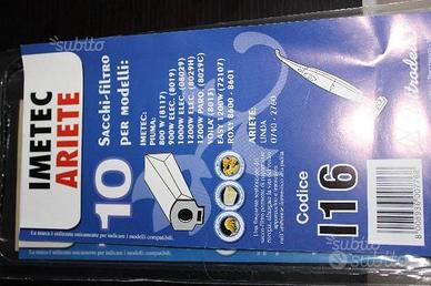 Sacchetti per aspirapolvere Imetec / De Longhi