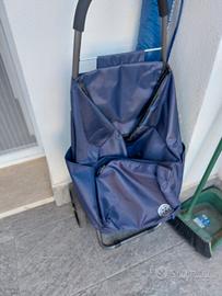 carrellino per spesa o altro con ruote