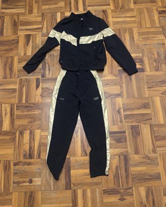 Tuta completa EA7 Emporio Armani Ventus nera/oro