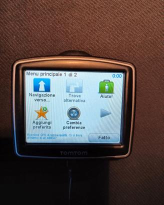 TOMTOM ONE NERO, COMPLETO DI ACCESSORI, USATO.