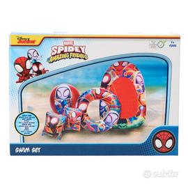Spiderman Spidey Set da bagno con barchetta ciambe