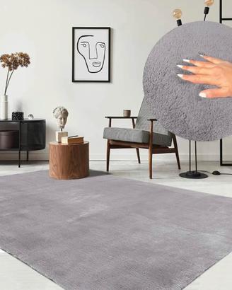 Tappeto 140x200 cm. grigio chiaro moderno