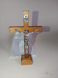 Croce Crocifisso da Tavolo Preghiera Protezione 