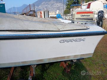 Motoscafo cranchi con motore 25cv 2 t 