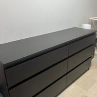 Cassettiera Malm Ikea a 6 cassetti 