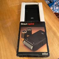 Rasoio vintage braun sprint a batterie