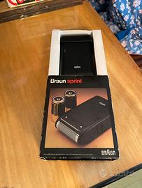 Rasoio vintage braun sprint a batterie