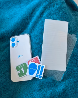 Cover trasparente e vetro temperato iPhone 17