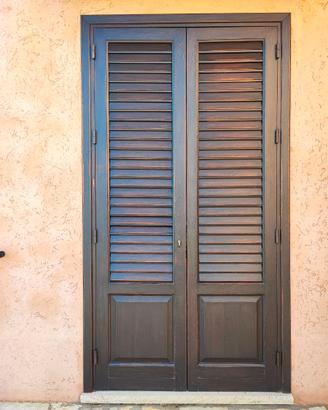 COPPIA PORTE IN LEGNO MASSELLO DUGLAS
