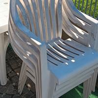 Tavole e sedie da esterno