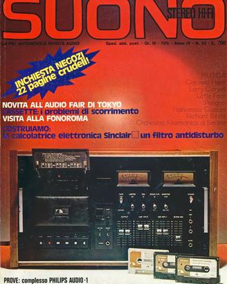 rivista SUONO n° 34 del gennaio 1975