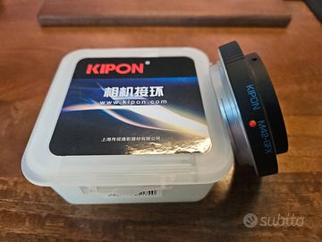 Adattatore KIPON per Fujifilm GFX a lente M42