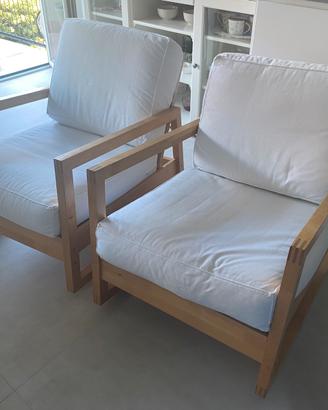 Coppia sedie a dondolo Ikea