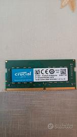 RAM DDR4 16GB 2666 MHz SODIMM CRUCIAL